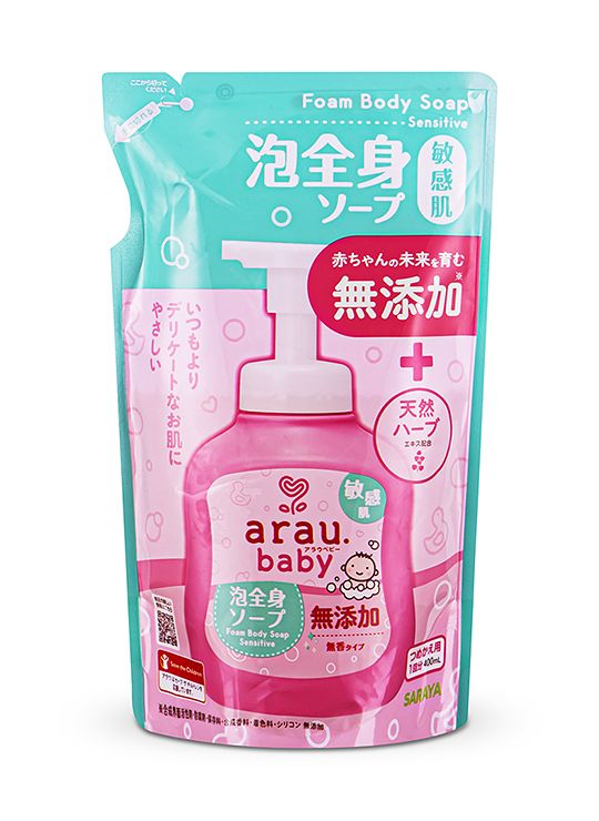 Пенящийся гель для купания малышей для чувствительной кожи, 400 мл (наполнитель)