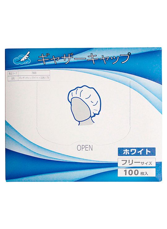 Нетканые шапочки (белые)